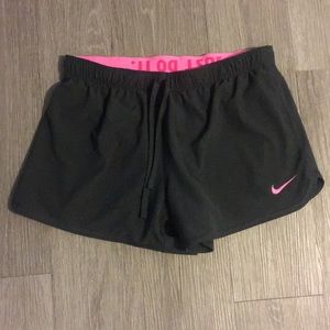 Black and Pink Nike Pro Dri Fit Shorts